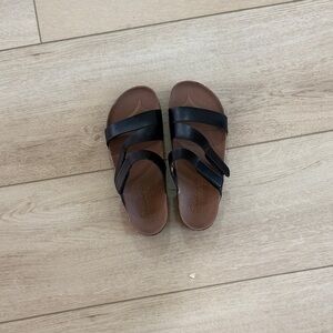 Skechers Black Arch Comfort Sandals